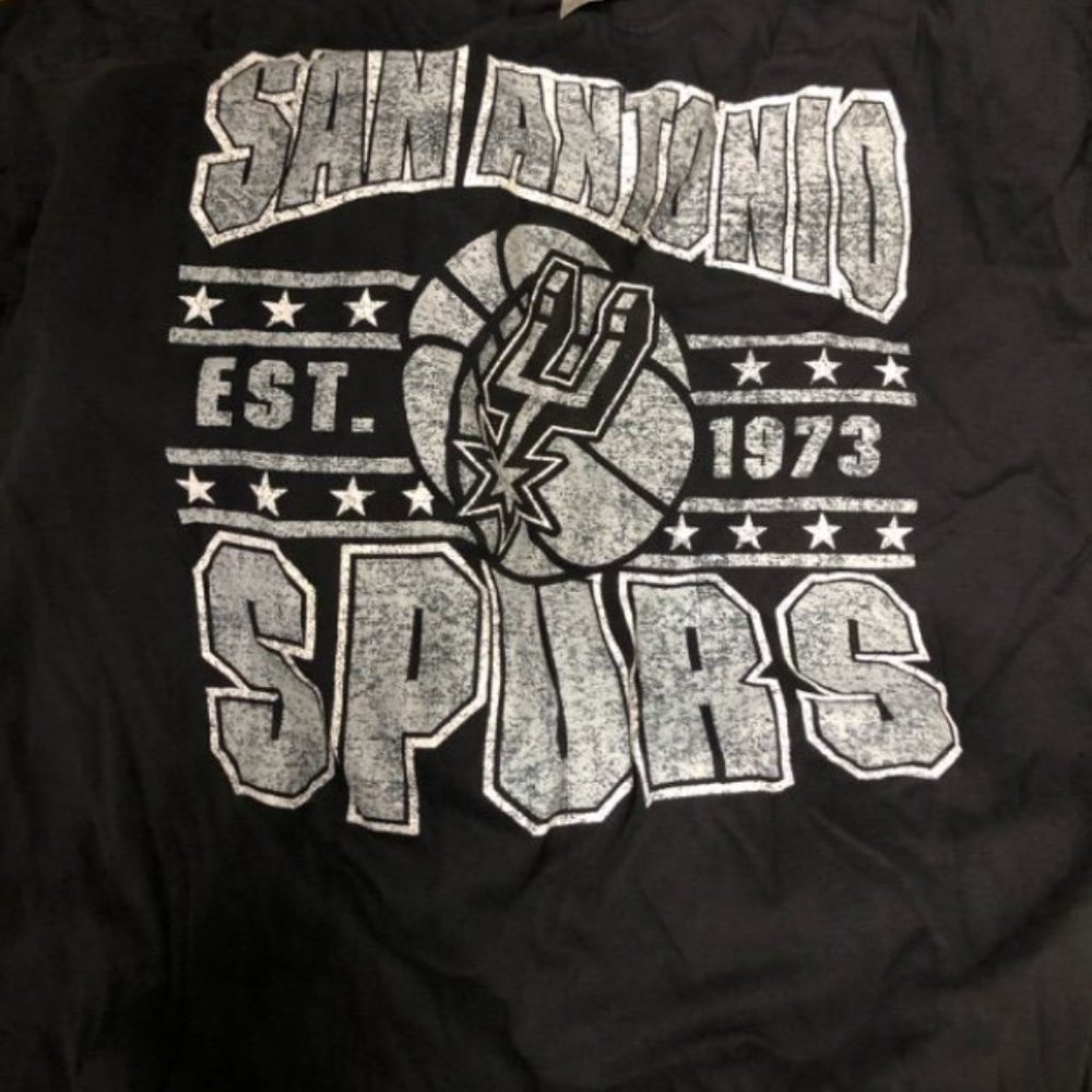 San Antonio Spurs Long Sleeves Shirt Large